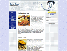 Tablet Screenshot of currycircle.com